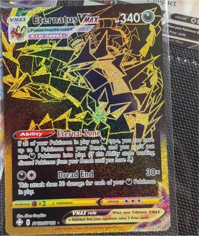 2021 Pokémon Shining Fates SV122 Eternatus VMAX — front