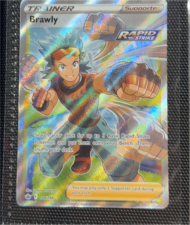2021 Pokémon Chilling Reign #188 Brawly — front