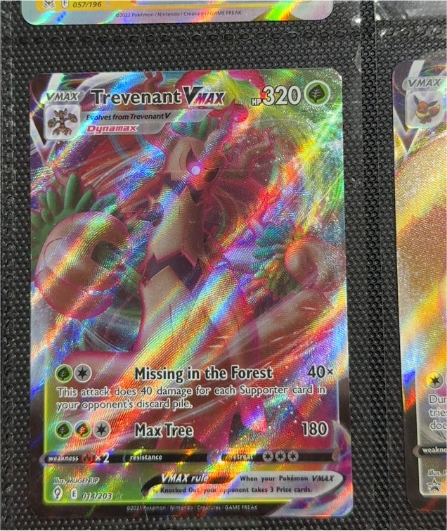 2022 Pokémon TCG Evolving Skies #014 Trevenant VMAX — front