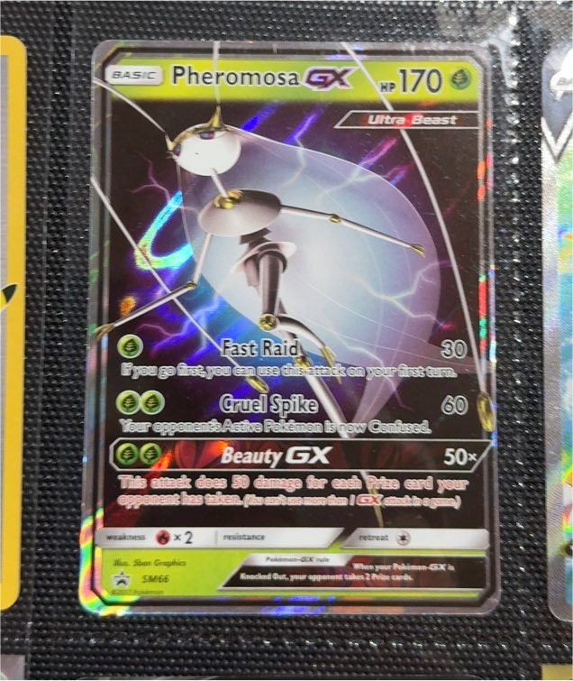 2017 Pokémon TCG SM Black Star Promo #SM66 Pheromosa GX — front