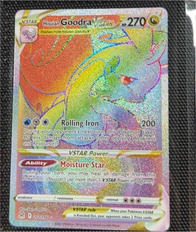 2022 Pokémon Lost Origin #202 Hisuian Goodra VSTAR — front