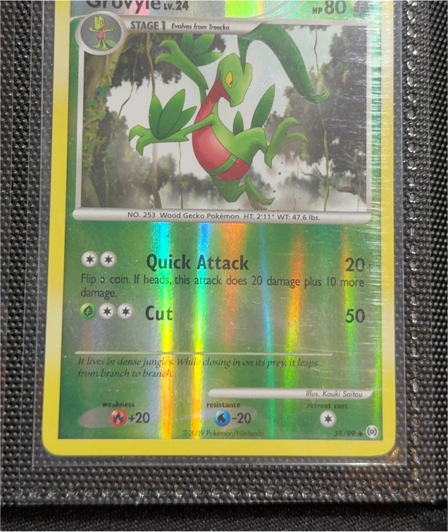 2009 Pokémon TCG Platinum Arceus #39 Grovyle — front