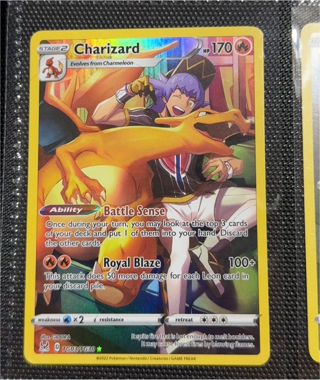 2022 Pokémon TG03 Charizard — front