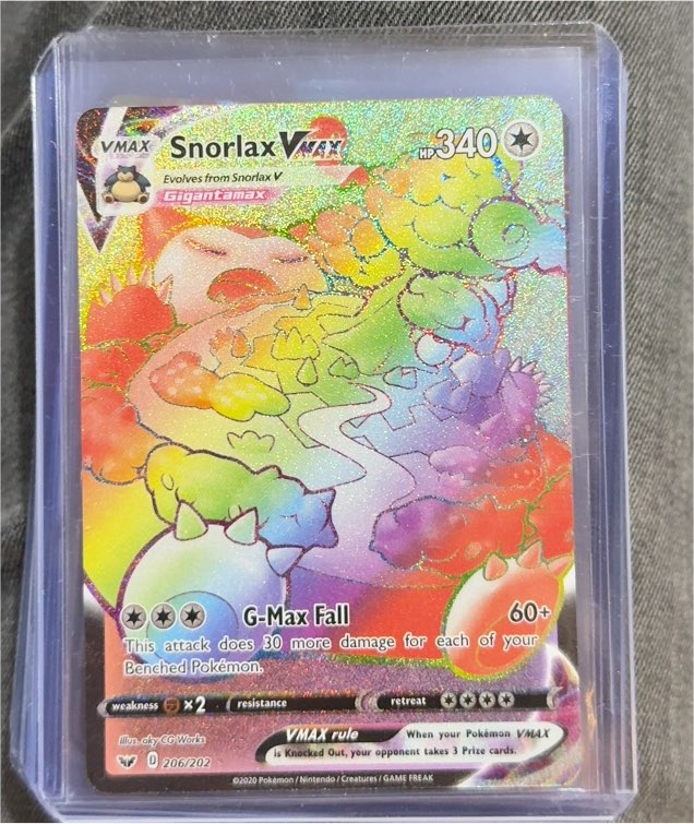 2020 Pokémon TCG #206 Snorlax VMAX — front