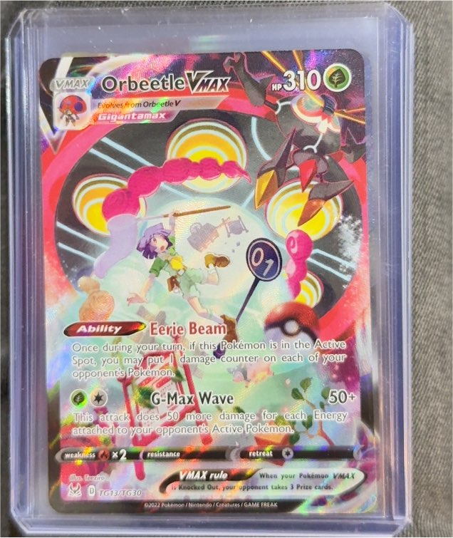 2022 Pokémon Lost Origin #TG13 Orbeetle VMAX — front