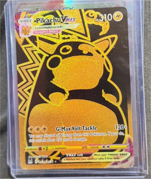 2022 Pokémon TCG Lost Origin Trainer Gallery #TG29/TG30 Pikachu VMAX — front
