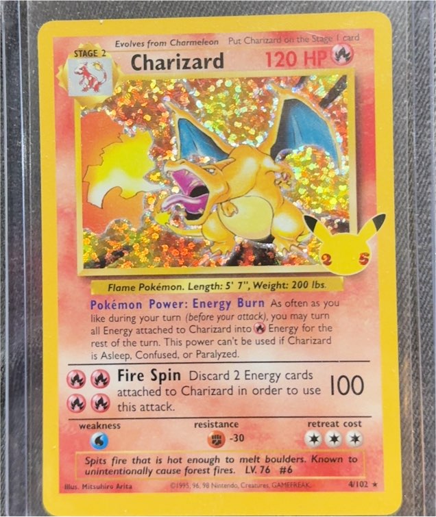 2021 Pokémon Celebrations Classic Collection #4 Charizard — front