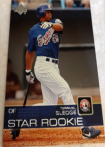 2003 Upper Deck #520 Terrmel Sledge — front
