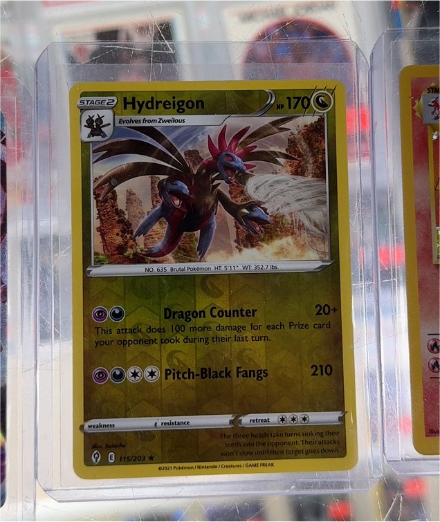 2021 Pokémon Evolving Skies #115 Hydreigon — front