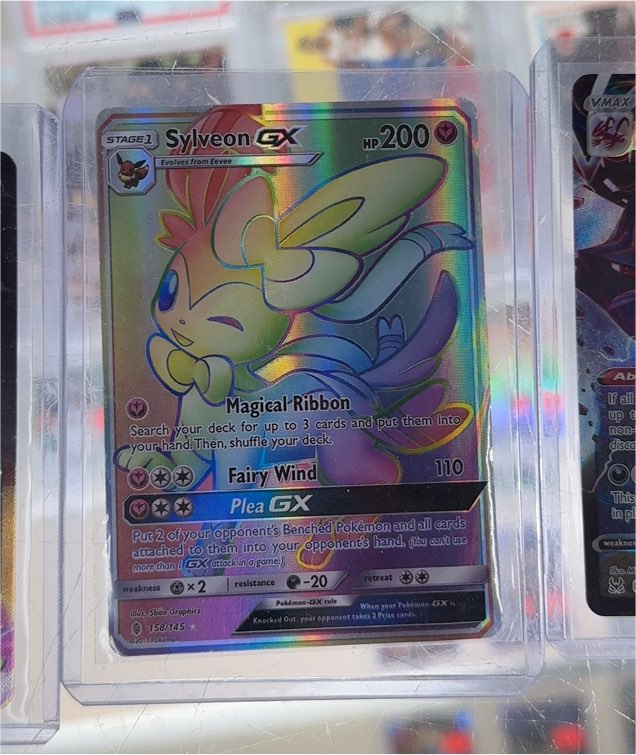 2017 Pokemon Guardians Rising #140 Sylveon GX — front