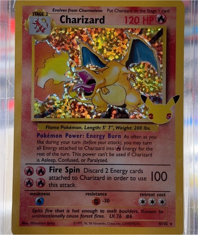 2021 Pokémon Celebrations Classic Collection #4 Charizard — front