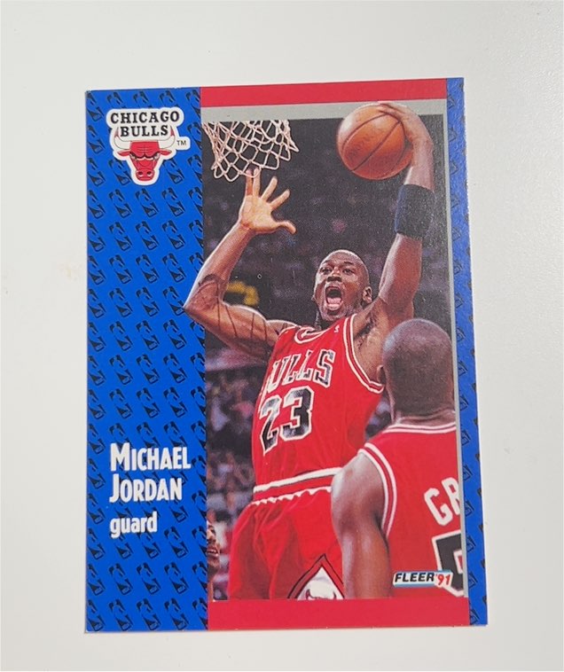 1991 Fleer #29 Michael Jordan — front
