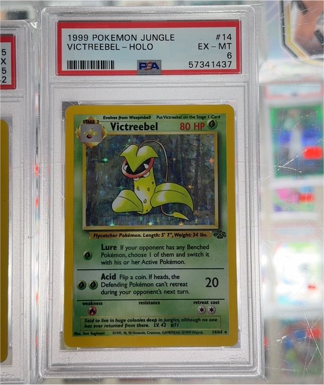 1999 Pokémon Jungle #14 Victreebel Holo — front