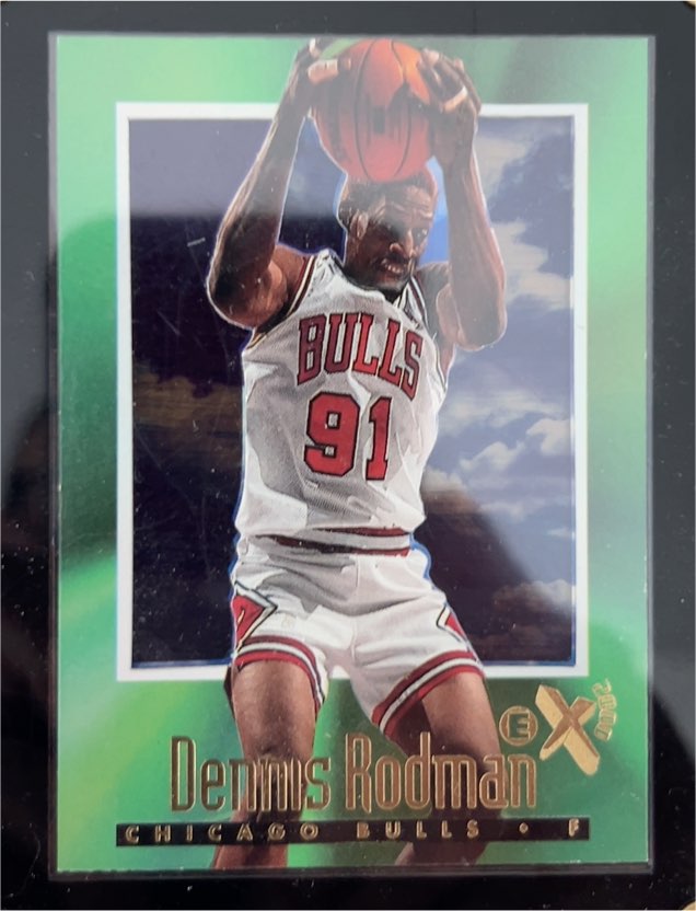 1996-97 Skybox E-X2000 #11 Dennis Rodman — front