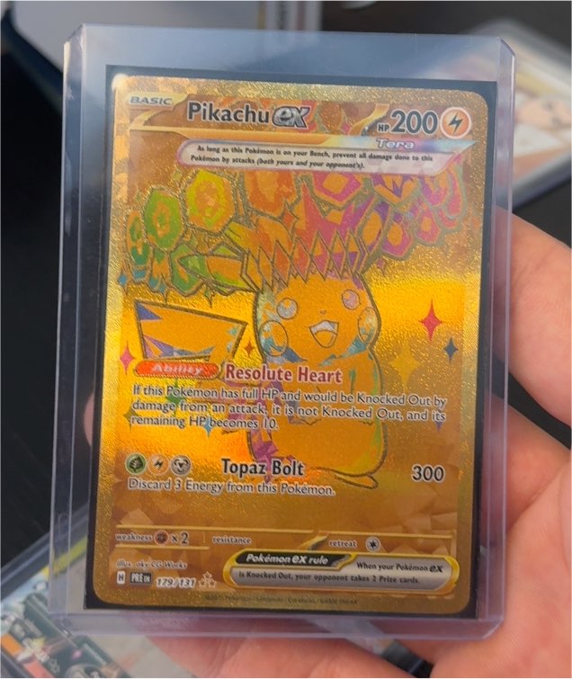 2025 Pokémon Prismatic Evolutions #179 Pikachu ex — front