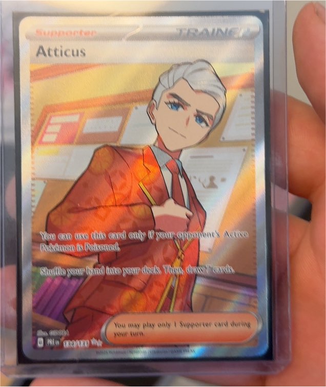 2023 Pokémon Scarlet Violet Prismatic Evolutions #134 Atticus — front