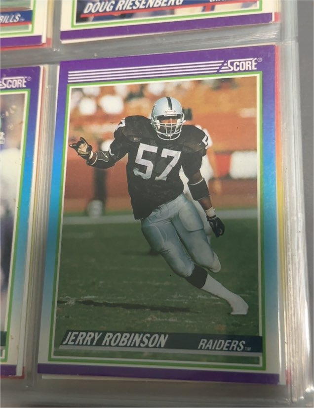 1990 Score #549 Jerry Robinson — front