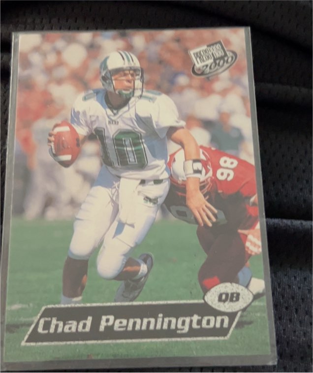 2000 Press Pass #5 Chad Pennington — front
