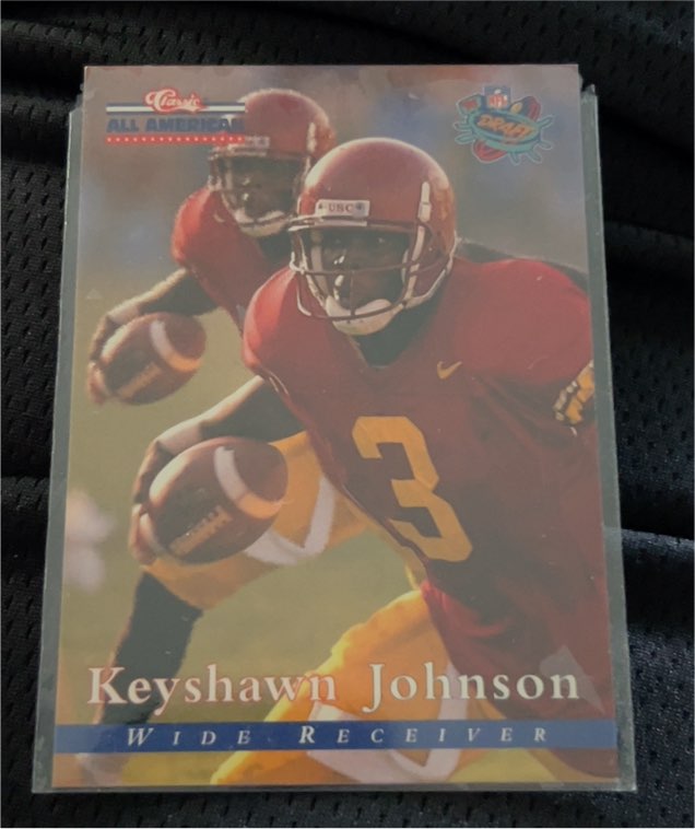 1996 Classic NFL Rookies #67 Keyshawn Johnson — front