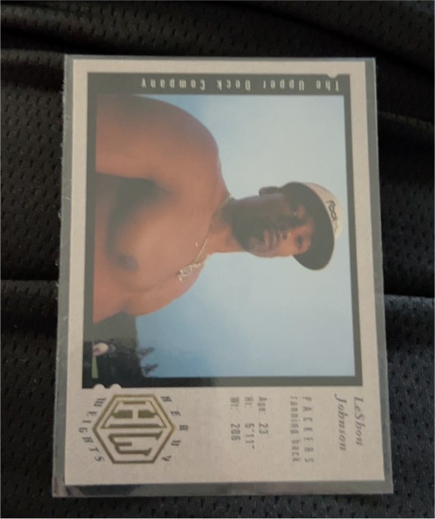 1994 Upper Deck Heavy Weights #38 LeShon Johnson — front