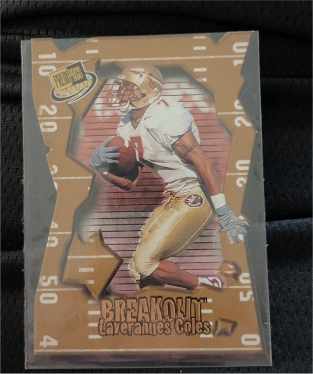 2000 Press Pass Breakout #BO19 Laveranues Coles — front