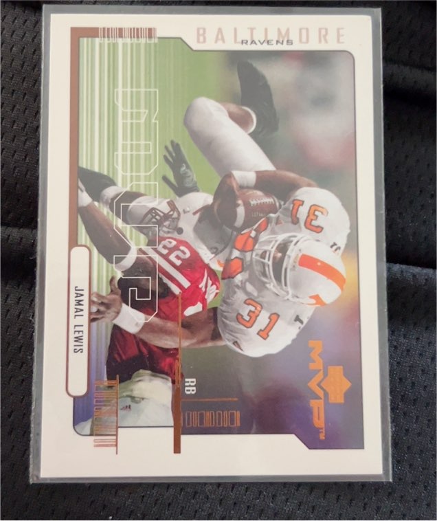 2000 Upper Deck MVP #207 Jamal Lewis — front