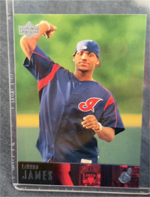 2004 Upper Deck First Pitch #SP7 LeBron James — front