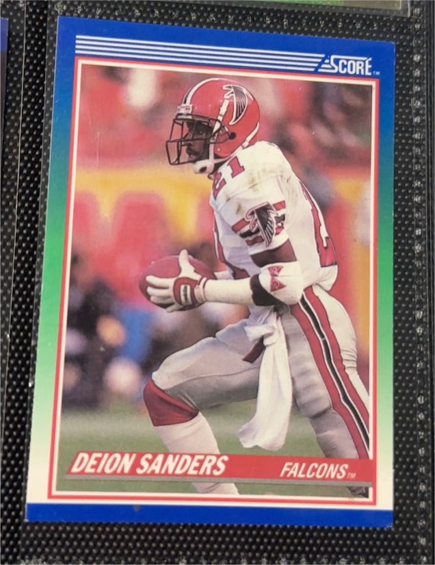 1990 Score #95 Deion Sanders — front