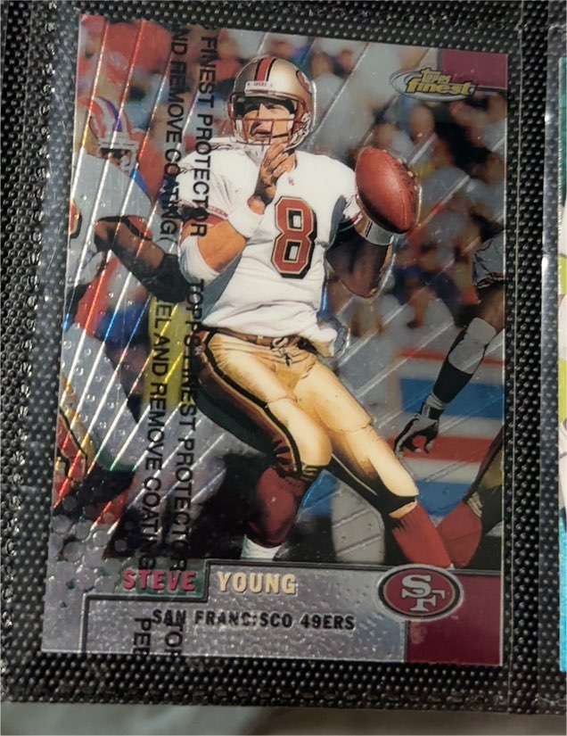 1999 Topps Finest #40 Steve Young — front