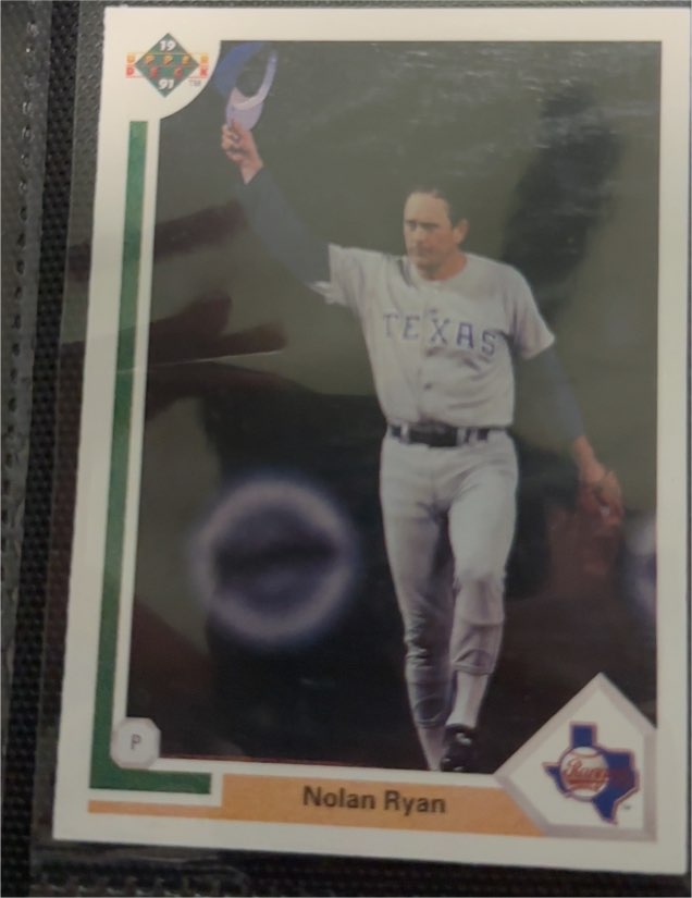 1991 Upper Deck #345 Nolan Ryan — front