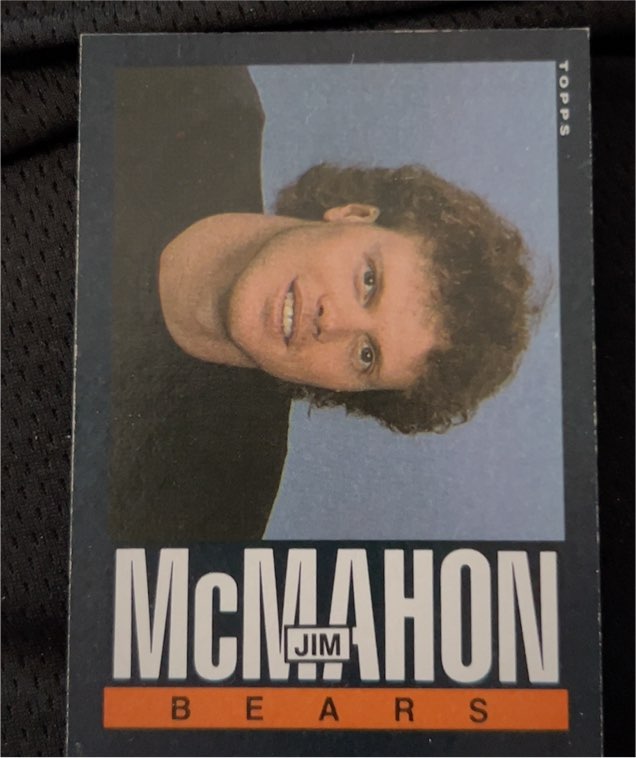 1985 Topps #31 Jim McMahon — front