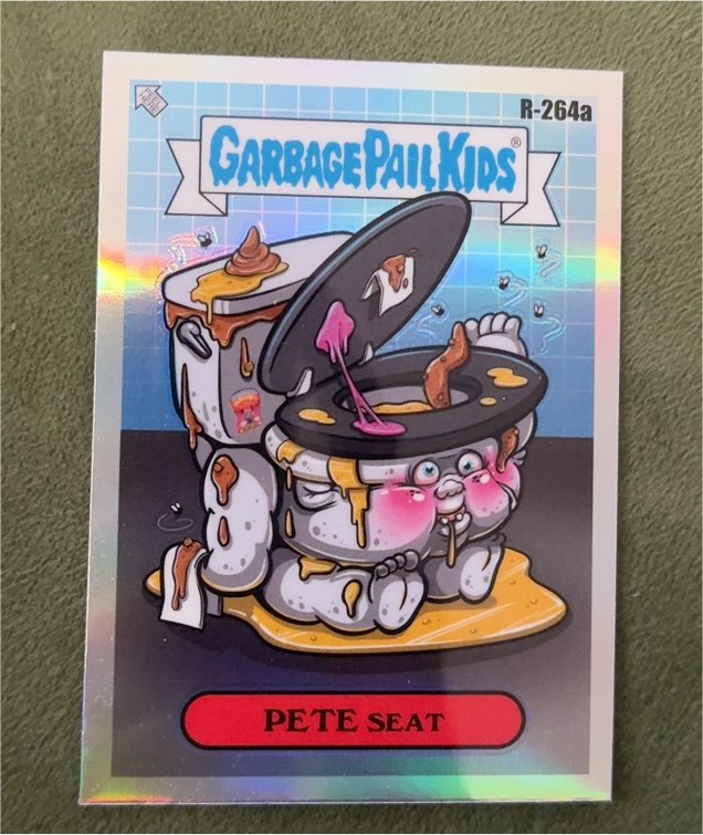 2024 Topps Chrome Garbage Pail Kids #R-264a Pete Seat — front