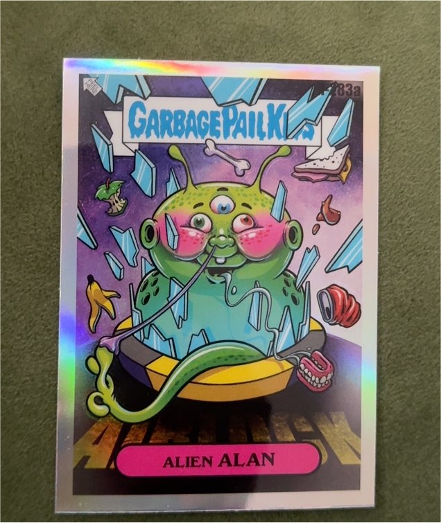 2024 Topps Chrome Garbage Pail Kids #R-283a Alien Alan — front
