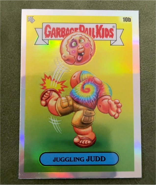 2024 Topps Chrome Garbage Pail Kids #10b Juggling Judd — front