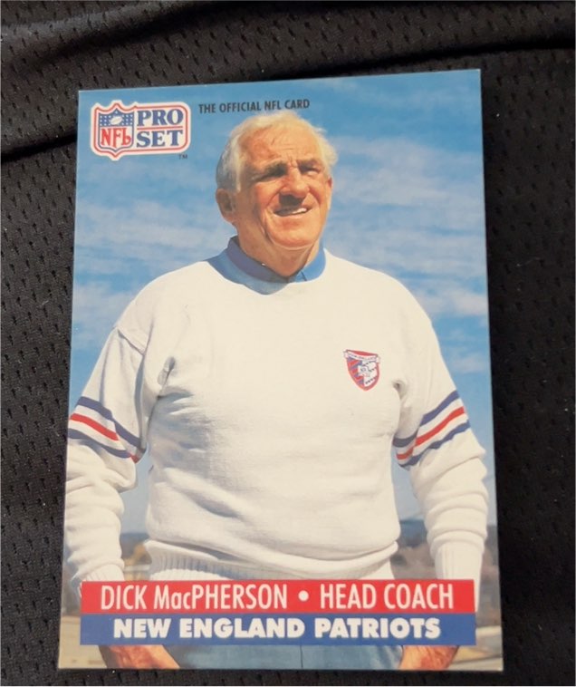 1991 Pro Set #234 Dick MacPherson — front