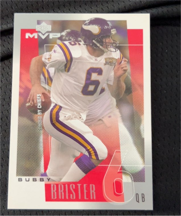 2001 Upper Deck MVP #6 Bubby Brister — front