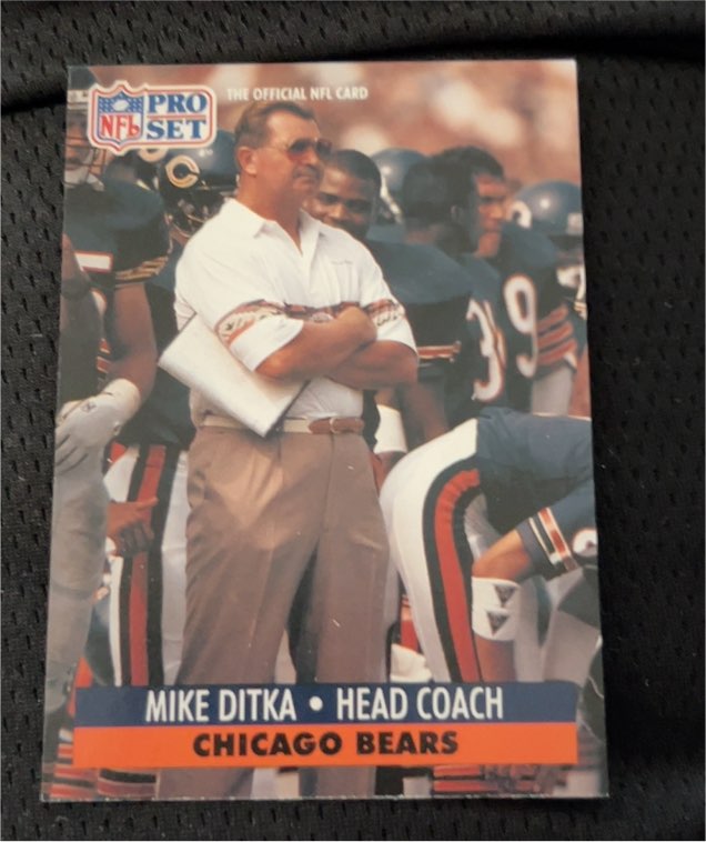 1991 Pro Set #108 Mike Ditka — front