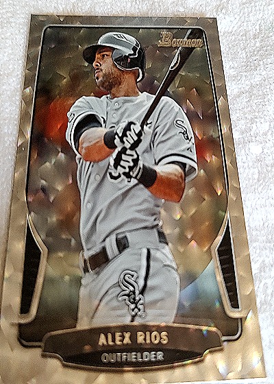 2013 Bowman Silver Ice Alex Rios — front