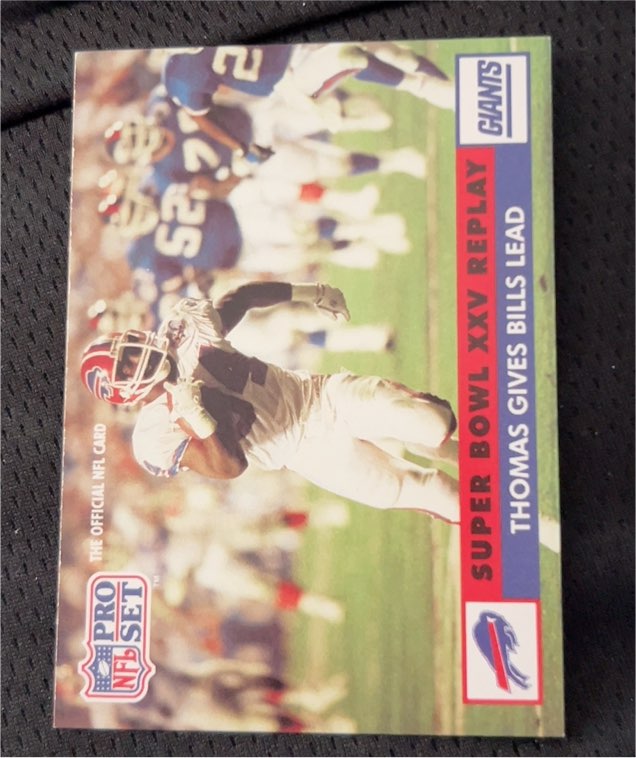 1991 Pro Set #52 Thurman Thomas — front