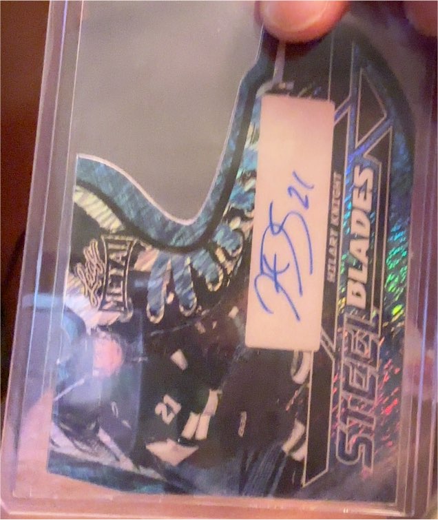 2025 Leaf Metal Hockey Legends Steel Blades DieCut Adam Oates — front