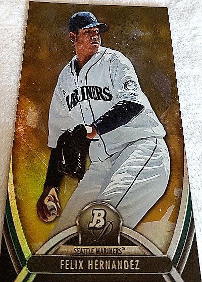2013 Bowman Platinum #31 Felix Hernandez — front