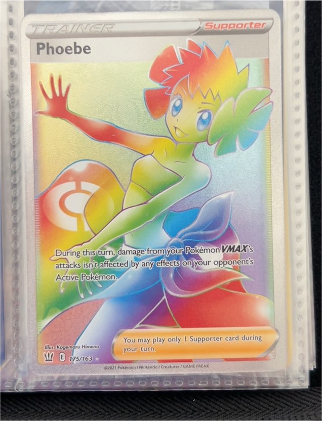 2021 Pokémon Sword & Shield Battle Styles #175 Phoebe — front