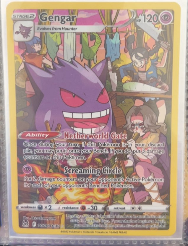 2022 Pokémon Lost Origin #TG06 Gengar — front