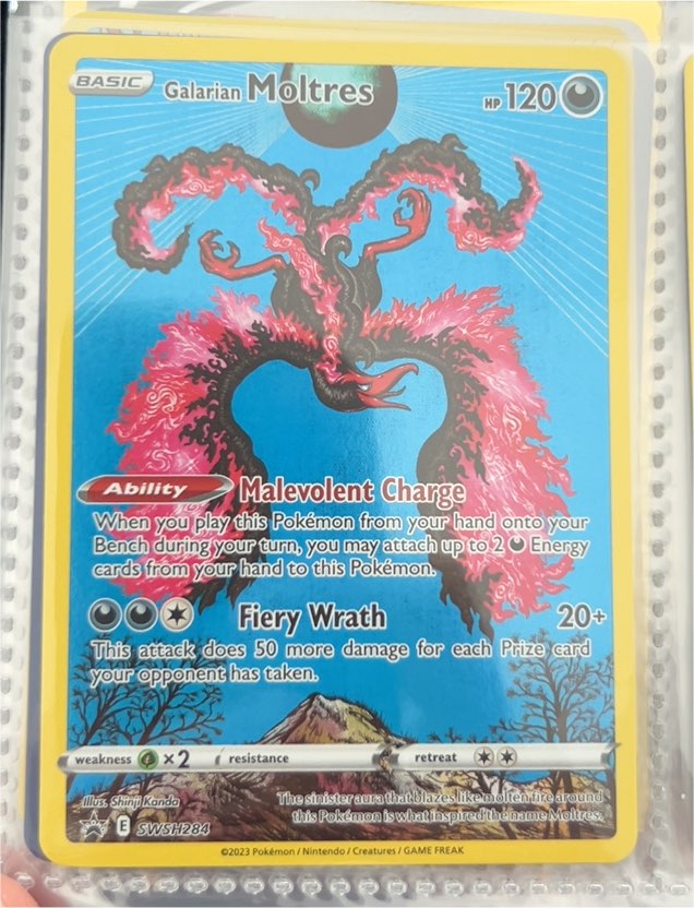 2023 Pokémon SWSH284 Galarian Moltres — front