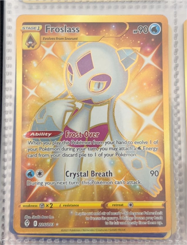 2021 Pokémon Evolving Skies #226 Froslass — front
