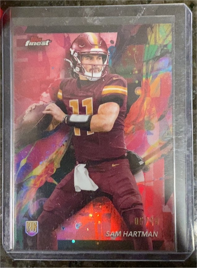 2024 Topps Finest #68 Sam Hartman — front