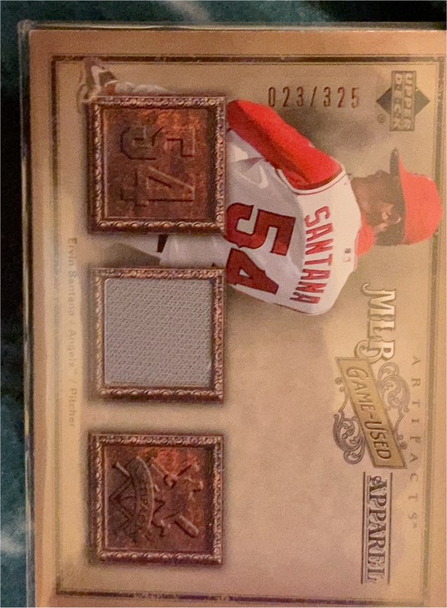 2006 Upper Deck Artifacts MLB Apparel #MLB-ES Ervin Santana — front