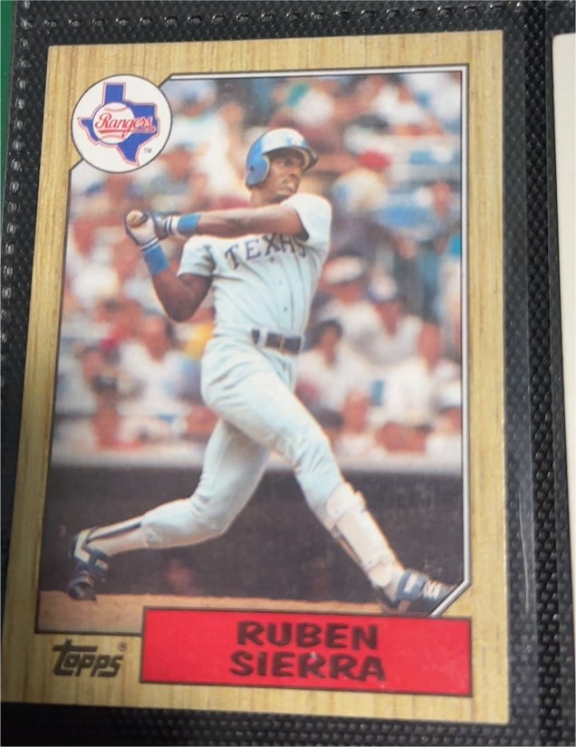 1987 Topps #261 Ruben Sierra — front