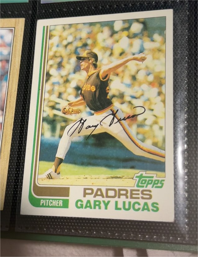 1982 Topps #120 Gary Lucas — front