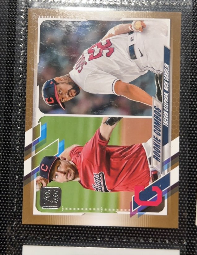 2021 Topps Update #US121 Trevor Stephan / Nick Sandlin Rookie Combos — front
